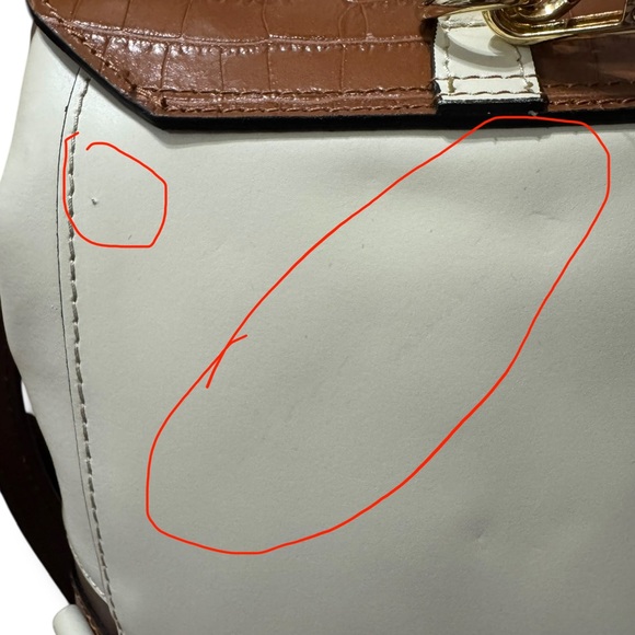 House of Harlow 1960 Brown and Cream Backpack main image 4